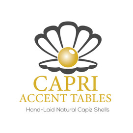 Capri Accent Tables | Hand-Laid Capiz Shell Table Products